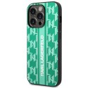 Karl Lagerfeld KLHCP14LPGKLSKN iPhone 14 Pro 6,1" hardcase zielony/green Monogram Stripe