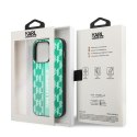 Karl Lagerfeld KLHCP14LPGKLSKN iPhone 14 Pro 6,1" hardcase zielony/green Monogram Stripe