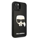 Karl Lagerfeld KLHCP14MKH3DBK iPhone 14 Plus 6,7" czarny/black hardcase 3D Rubber Karl`s Head