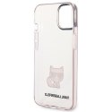 Karl Lagerfeld KLHCP14SCTTRI iPhone 14 6,1" hardcase różowy/pink Transparent Choupette Body