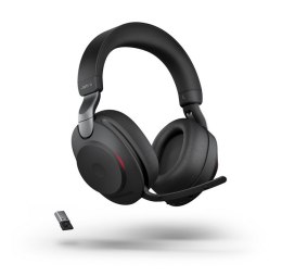 Słuchawki z mikrofonem JABRA Evolve2 85 Link380c UC Stereo Czarny Czarny