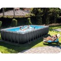 Basen ogrodowy stelażowy 975 x 488 x 132 cm 21w1 INTEX 26378 + hulajnoga GRATIS