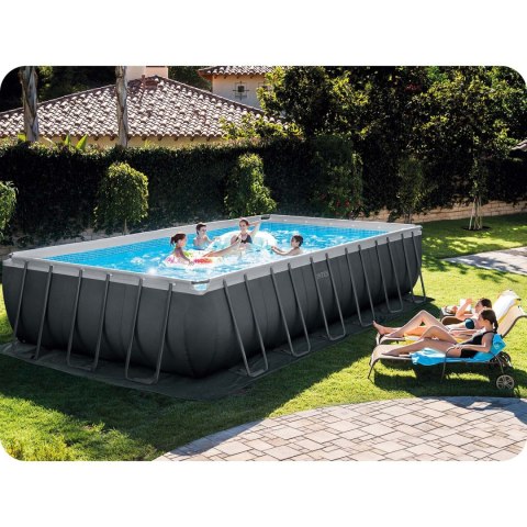 Basen ogrodowy stelażowy 975 x 488 x 132 cm 21w1 INTEX 26378 + hulajnoga GRATIS