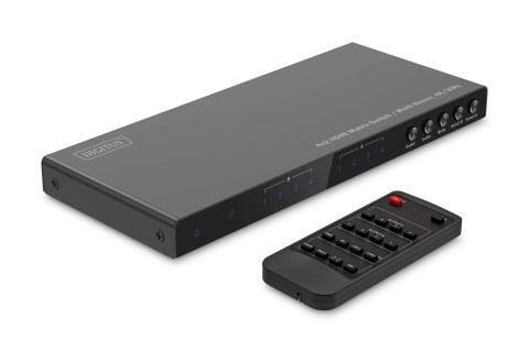 Digitus Przełącznik matrycowy HDMI 4x2 / Multi Viewer, 4K / 30 Hz