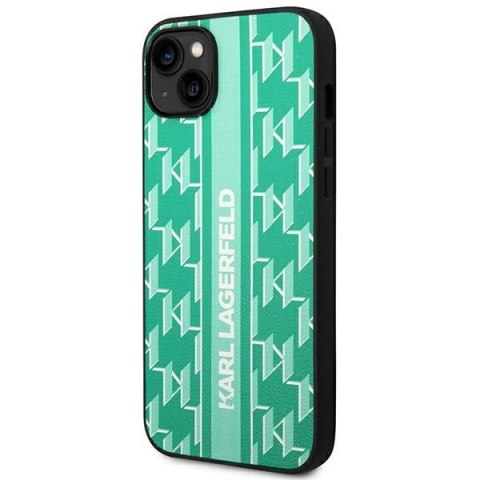 Karl Lagerfeld KLHCP14MPGKLSKN iPhone 14 Plus 6,7" hardcase zielony/green Monogram Stripe