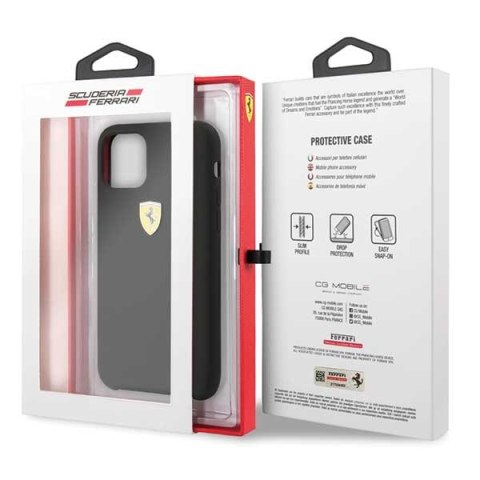 Ferrari Hardcase FESSIHCN65BK iPhone 11Pro Max czarny/black Silicone