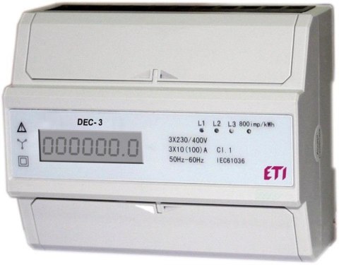 METER ELECTRICITY MODULAR 3F DEC-3
