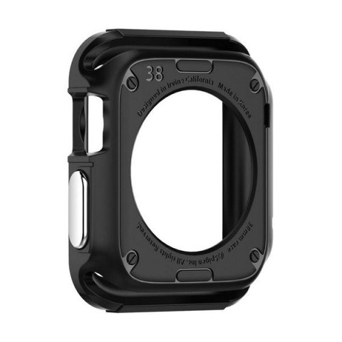 Spigen Rugged Armor Apple Watch 1/2/3/4/5/6/7/SE 42/45 mm czarny/black SGP11496