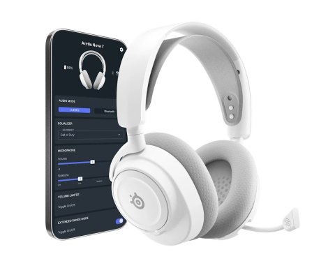 Słuchawki Steelseries Arctis Nova 7 Gen 2, kolor biały