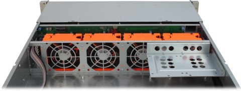 Inter-Tech IPC 2U-2412 Rack Czarny, Srebrny