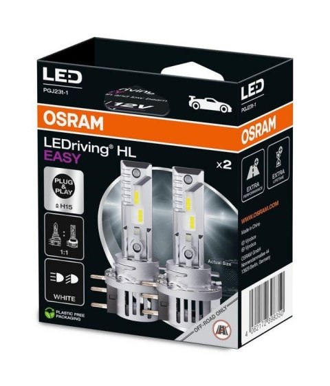 LIGHT LED EASY H15 12V 23W 2PCS