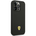 Ferrari FEHCP14LSIBBK iPhone 14 Pro 6,1" czarny/black hardcase Silicone Metal Logo