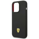 Ferrari FEHCP14LSIBBK iPhone 14 Pro 6,1" czarny/black hardcase Silicone Metal Logo