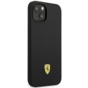 Ferrari FEHCP14SSIBBK iPhone 14 6,1" czarny/black hardcase Silicone Metal Logo