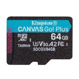 Karta pamięci Kingston microSD Canvas Go! Plus 64GB Class 10,UHS-I