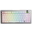 Glorious Gaming GMMK 3 PRO 75% Prebuilt klawiatura USB + RF Wireless + Bluetooth QWERTY US English Srebrny