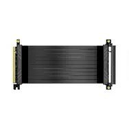 Akasa RISER BLACK X2, Premium PCIe 3.0 x 16 Riser cable,20CM 180° PCIe 3.0 x16 Female 180° PCIe 3.0 x16 Male