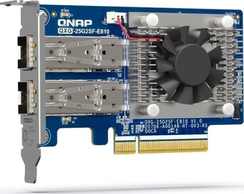 Karta sieciowa przewodowa QNAP QXG-25G2SF-E810