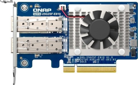 Karta sieciowa przewodowa QNAP QXG-25G2SF-E810