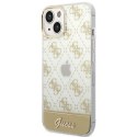 Guess GUHCP14MHG4MHG iPhone 14 Plus 6,7" złoty/gold hardcase 4G Pattern Script