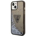 Guess GUHCP14MLFCTPK iPhone 14 Plus 6,7" czarny/black hardcase Liquid Glitter Palm Collection