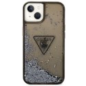 Guess GUHCP14MLFCTPK iPhone 14 Plus 6,7" czarny/black hardcase Liquid Glitter Palm Collection