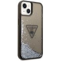 Guess GUHCP14MLFCTPK iPhone 14 Plus 6,7" czarny/black hardcase Liquid Glitter Palm Collection