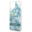 Guess GUHCP14MLFLSN iPhone 14 Plus 6,7" zielony/green hardcase Flower Liquid Glitter