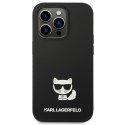 Karl Lagerfeld KLHCP14XSLCTBK iPhone 14 Pro Max 6,7" hardcase czarny/black Silicone Choupette Body