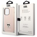 Karl Lagerfeld KLHCP14LSLCTPI iPhone 14 Pro 6,1" hardcase jasnoróżowy/light pink Silicone Choupette Body