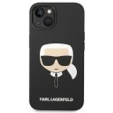 Karl Lagerfeld KLHCP14MSLKHBK iPhone 14 Plus 6,7" hardcase czarny/black Silicone Karl`s Head