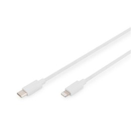 Digitus | Męski | Apple Lightning | Męski | Biały | 24-pinowy USB-C | 2 m