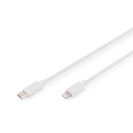 Digitus | Męski | Apple Lightning | Męski | Biały | 24-pinowy USB-C | 2 m