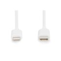 Digitus | Męski | Apple Lightning | Męski | Biały | 24-pinowy USB-C | 2 m