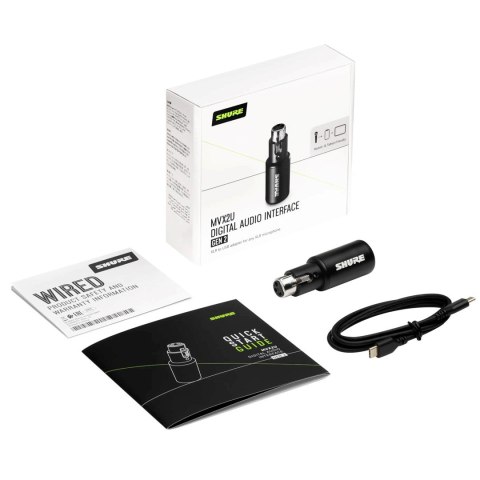 Shure MVX2UG2 - Cyfrowy interfejs audio, XLR do USB