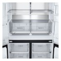 Lodówka Side-By-Side LG GMG960EVJE Multi Door 179cm Essence Black Steel czarny mat Total NoFrost podajnik wody