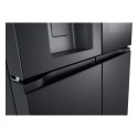 Lodówka Side-By-Side LG GMG960EVJE Multi Door 179cm Essence Black Steel czarny mat Total NoFrost podajnik wody