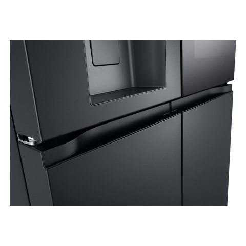 Lodówka Side-By-Side LG GMG960EVJE Multi Door 179cm Essence Black Steel czarny mat Total NoFrost podajnik wody
