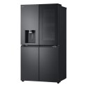 Lodówka Side-By-Side LG GMG960EVJE Multi Door 179cm Essence Black Steel czarny mat Total NoFrost podajnik wody