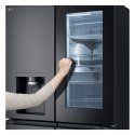 Lodówka Side-By-Side LG GMG960EVJE Multi Door 179cm Essence Black Steel czarny mat Total NoFrost podajnik wody