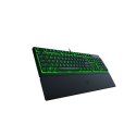 Razer | Gaming Keyboard | Ornata V3 X | Gaming Keyboard | Podświetlenie LED RGB | US | Przewodowa | Czarna | Klawiatura numerycz