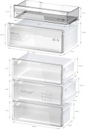 Chłodziarko-zamrażarka BOSCH KGN497LDF (OUTLET)