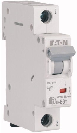 EATON WYŁĄCZNIK NADPRĄDOWY B 6A 1P 1M 6KA HN-B6/1