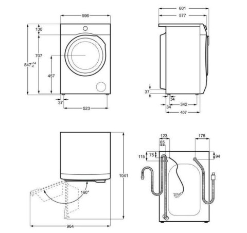Pralka ELECTROLUX EW2F527WP