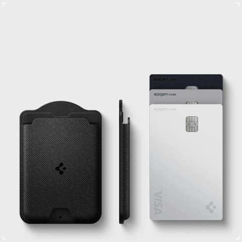 Magnetyczny portfel Spigen Urban Fit MagSafe czarny
