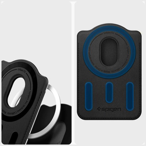 Magnetyczny portfel Spigen Urban Fit MagSafe czarny