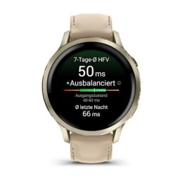 Zegarek sportowy Garmin Venu 4 AMOLED 41mm Light Sand