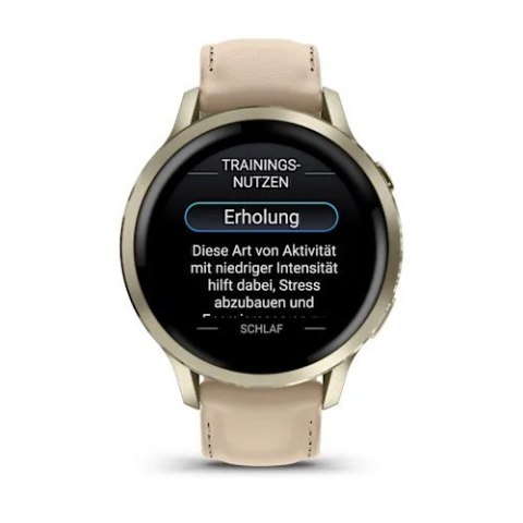 Zegarek sportowy Garmin Venu 4 AMOLED 41mm Light Sand