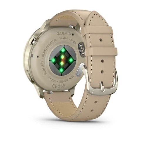 Zegarek sportowy Garmin Venu 4 AMOLED 41mm Light Sand