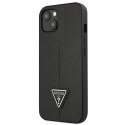 Guess GUHCP13SPSATLK iPhone 13 mini 5,4" czarny/black hardcase SaffianoTriangle Logo